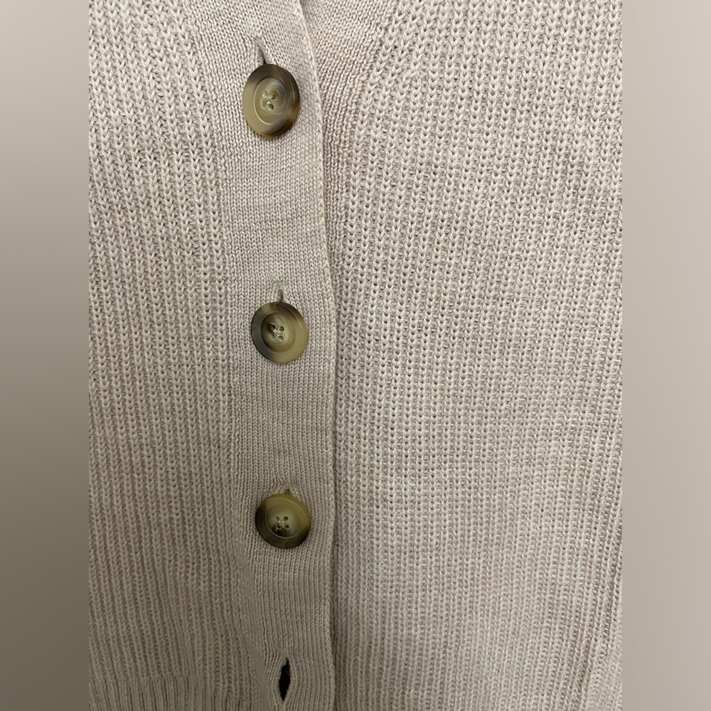NWT Rachel Zoe Women's Tan Extra Fine Merino Wool Sweater Vest - Size M - Picture 12 of 16